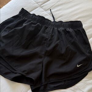 Nike Women's Black Athletic Running Shorts with Drawstring